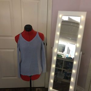off the shoulder sweater